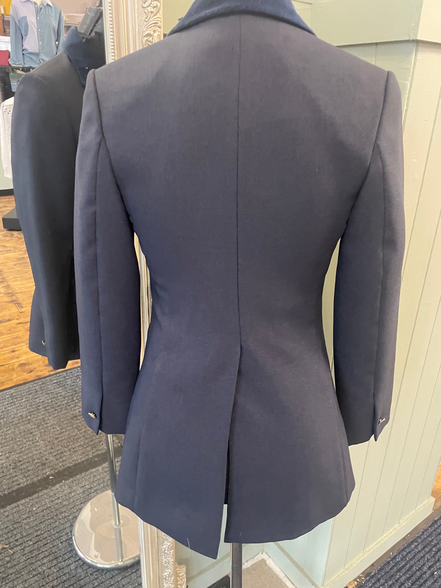 Navy showing jacket