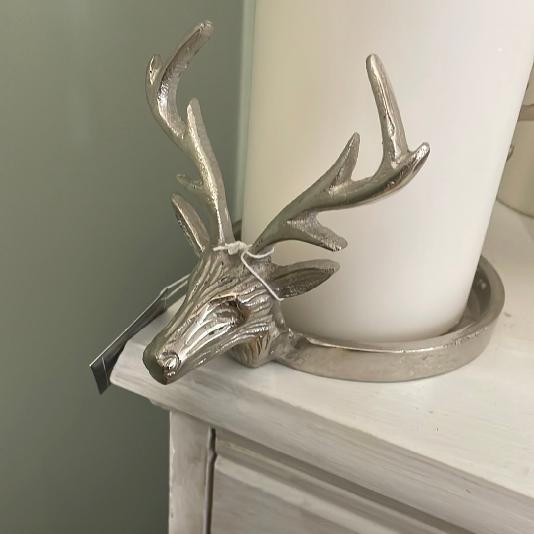 Stag candle holder